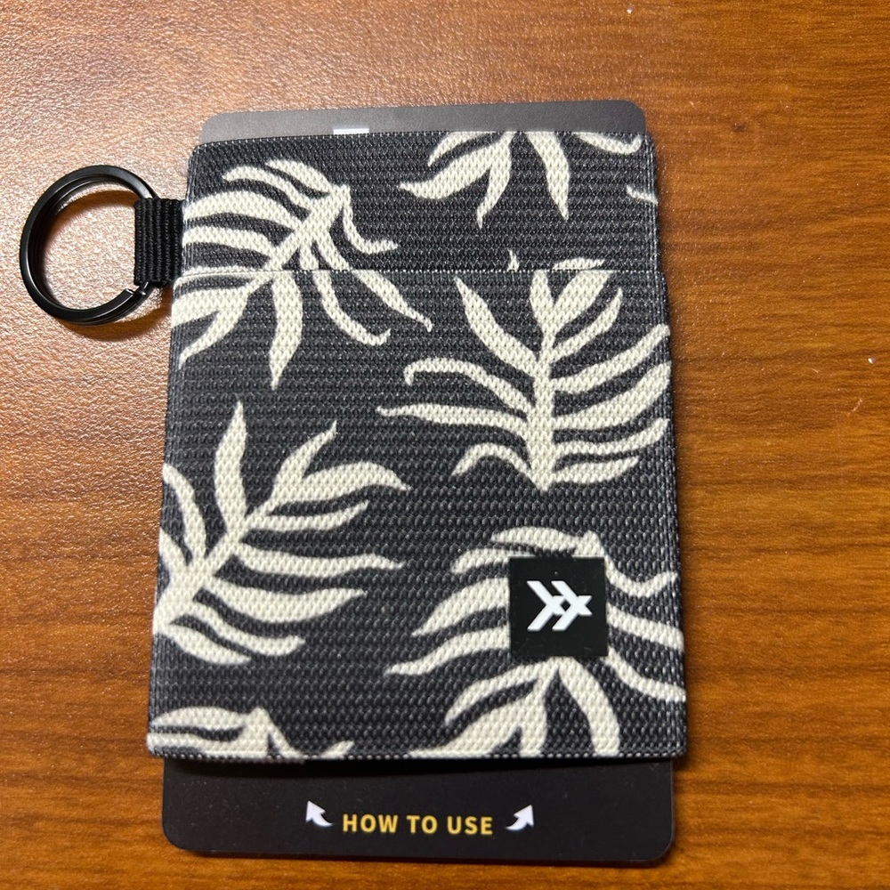 Keychain card holder